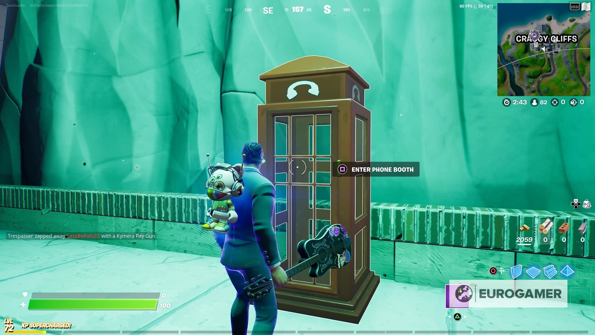 Fortnite Phone booth locations How to use a phone booth as Clark